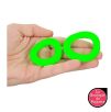 Lot de 2 Cockrings phosphorescents Glow Ring 33mm Lot de 2 Cockrings phosphorescents Glow Ring 33mm