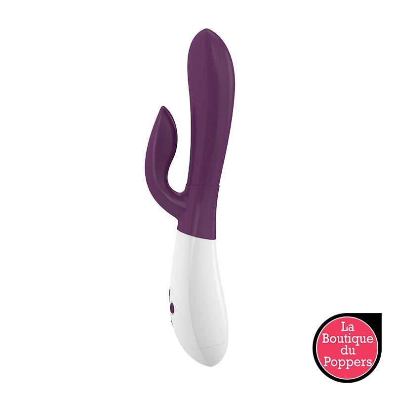 vibromasseur rabbit avec ventouse violet Aspirateur Clitoris et Seins main image 0