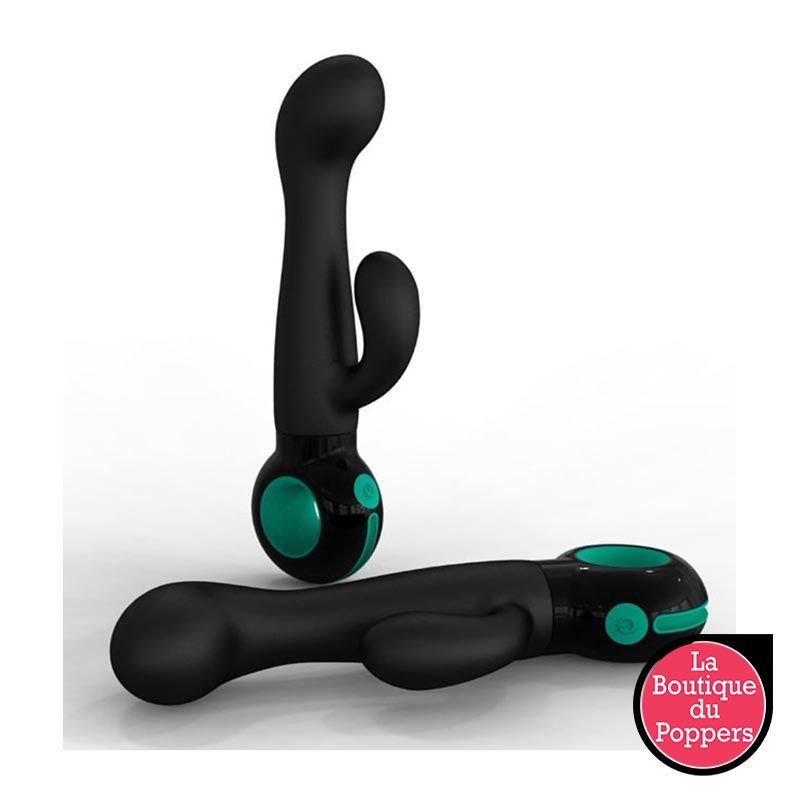Vibromasseur Rabbit Nambi noir 2 moteurs