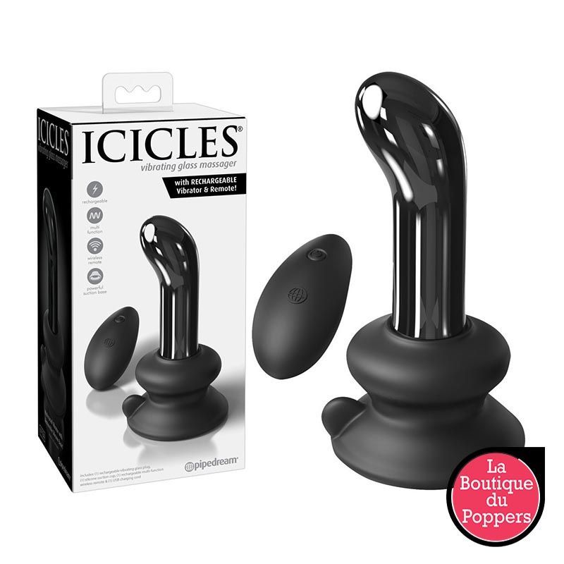 Vibromasseur Recourbé Icicles USB N°84 Vibromasseur Recourbé Icicles USB N°84