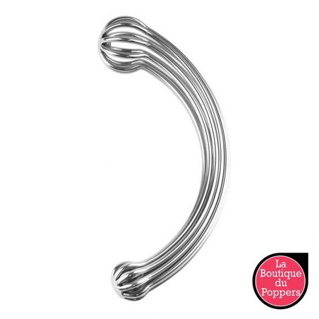 Stimulateur de prostate en métal Pur Hollow 21 x 4cm