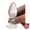 Plug en verre phosphorescent Glow S 7 x 2.8cm Plug en verre phosphorescent Glow S 7 x 2.8cm
