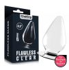Plug transparent Flawless 10 x 5.5 cm Plug transparent Flawless 10 x 5.5 cm