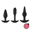 Kit de 3 plugs Pleasure Noirs Kit de 3 plugs Pleasure Noirs