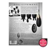 Stimulateur de clitoris Egg-Citement 3 étuis silicone
