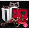 Coffret SM Bondage 8 Pièces Noir-Rouge Coffret SM Bondage 8 Pièces Noir-Rouge