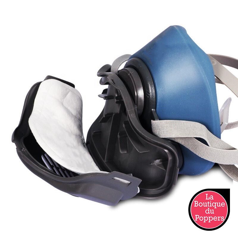 Masque De Respiration Full Face - Style SM/fétichiste - Plastique Noir - Unisexe - Marque Men Army