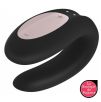 Stimulateur connecté Double Joy Satisfyer Noir Stimulateur connecté Double Joy Satisfyer Noir