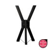 Croix de Saint André Imitation Cuir - Black Croix de Saint André Imitation Cuir - Black