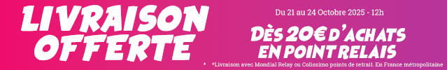 Livraison en point relais offerte